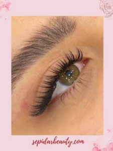 اکستنشن مژه اسپایکی